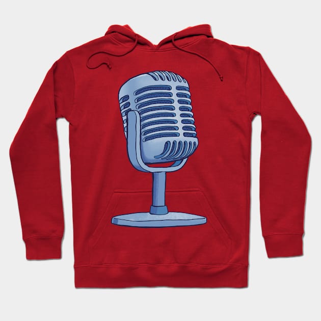 Retro microphone Hoodie by ElectronicCloud